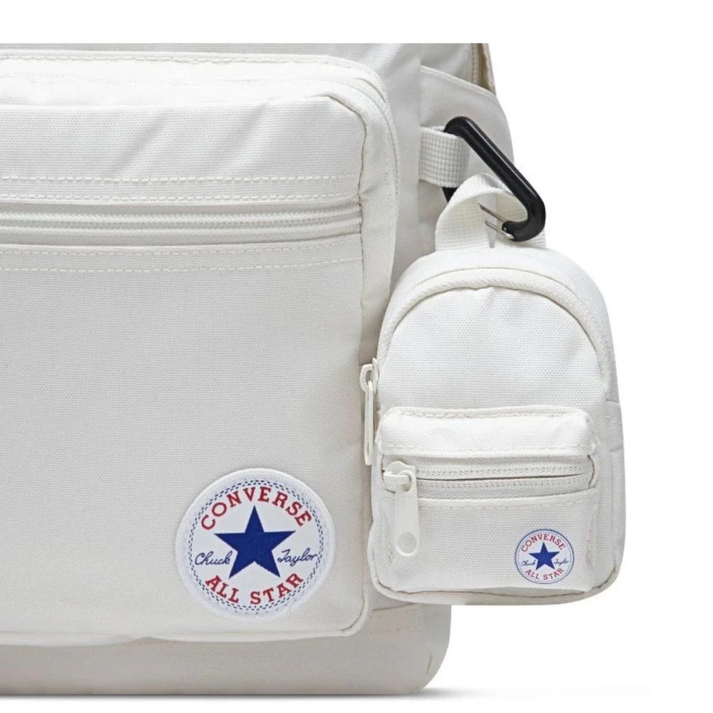 Converse 18'' Go 2 Backpack - Off White: Polyester, Water-Resistant
